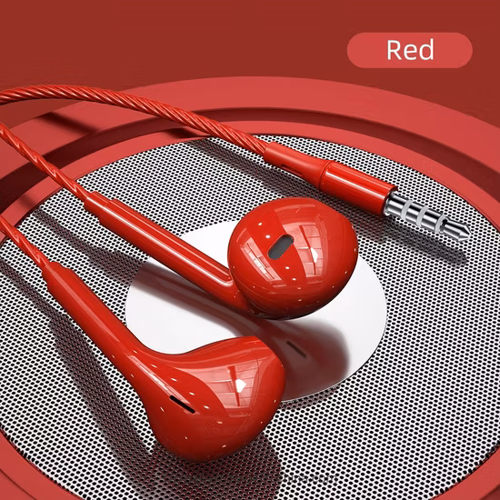 Essager Ej01 3.5mm Controllo cablato Auricolare per bassi profondi 1.2m Musica Auricolari per telefono cellulare Auricolari per iPhone Huawei Laptop Notebook